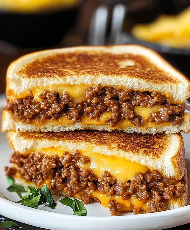 Grilled Cheese Sloppy Joes