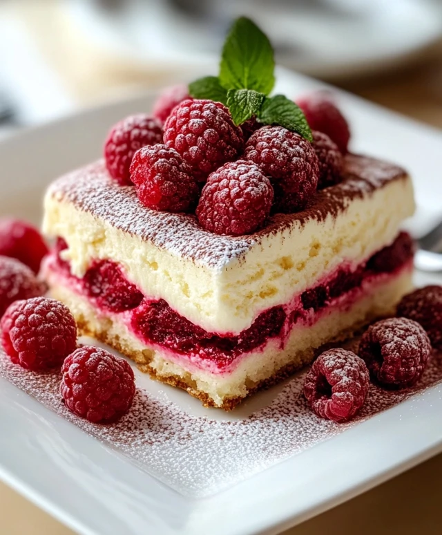 White Chocolate Raspberry Tiramisu