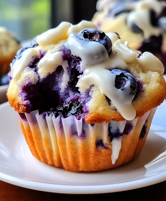 Blueberry Cream Cheese Muffins