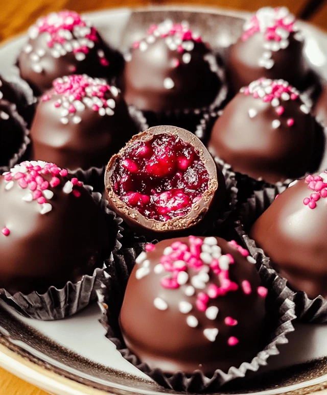 Raspberry Truffles Delight