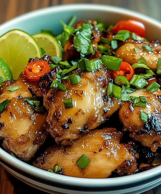 Lemongrass Chicken Dish