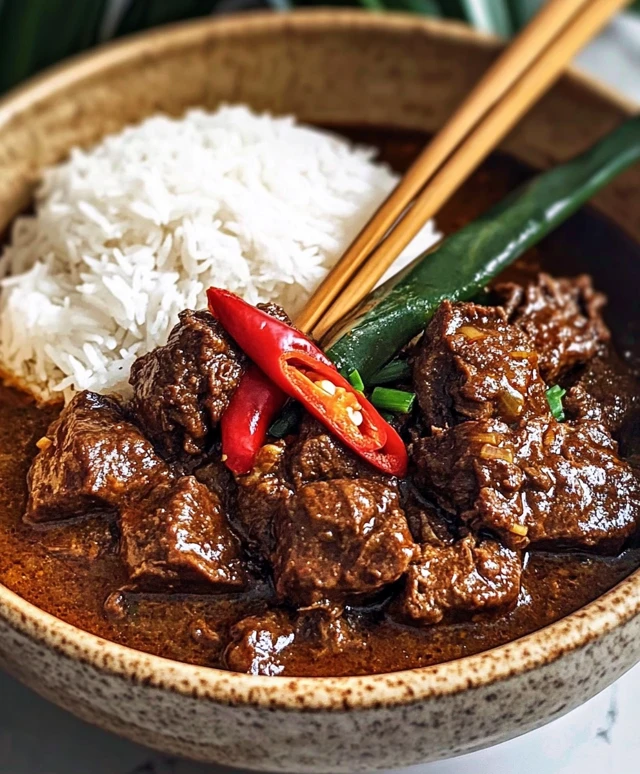 Beef Rendang Dish