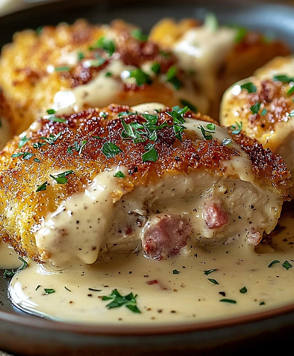 Creamy Chicken Cordon Bleu