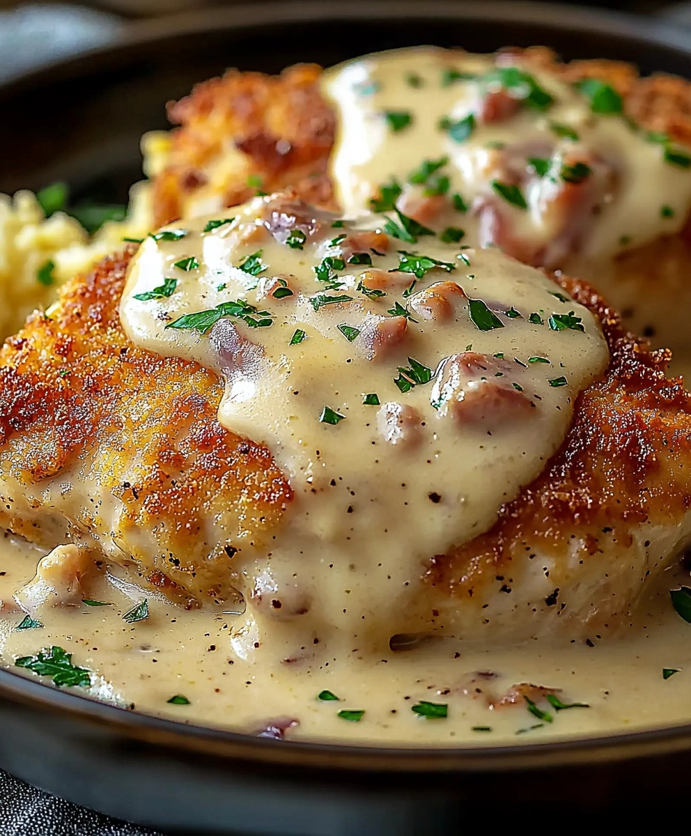 Creamy Chicken Cordon Bleu