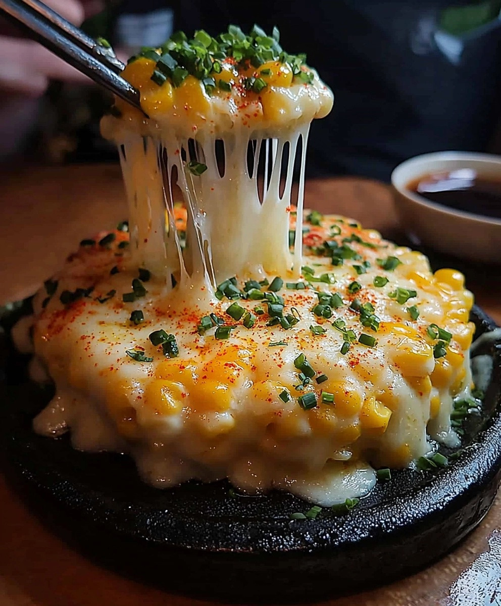 Korean Corn Cheese Dish