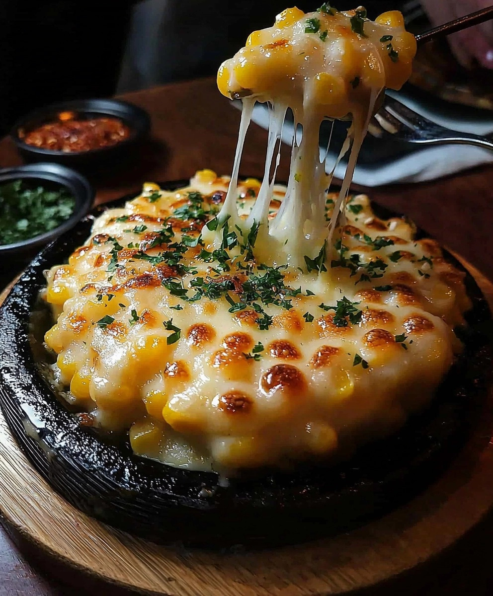 Korean Corn Cheese Dish