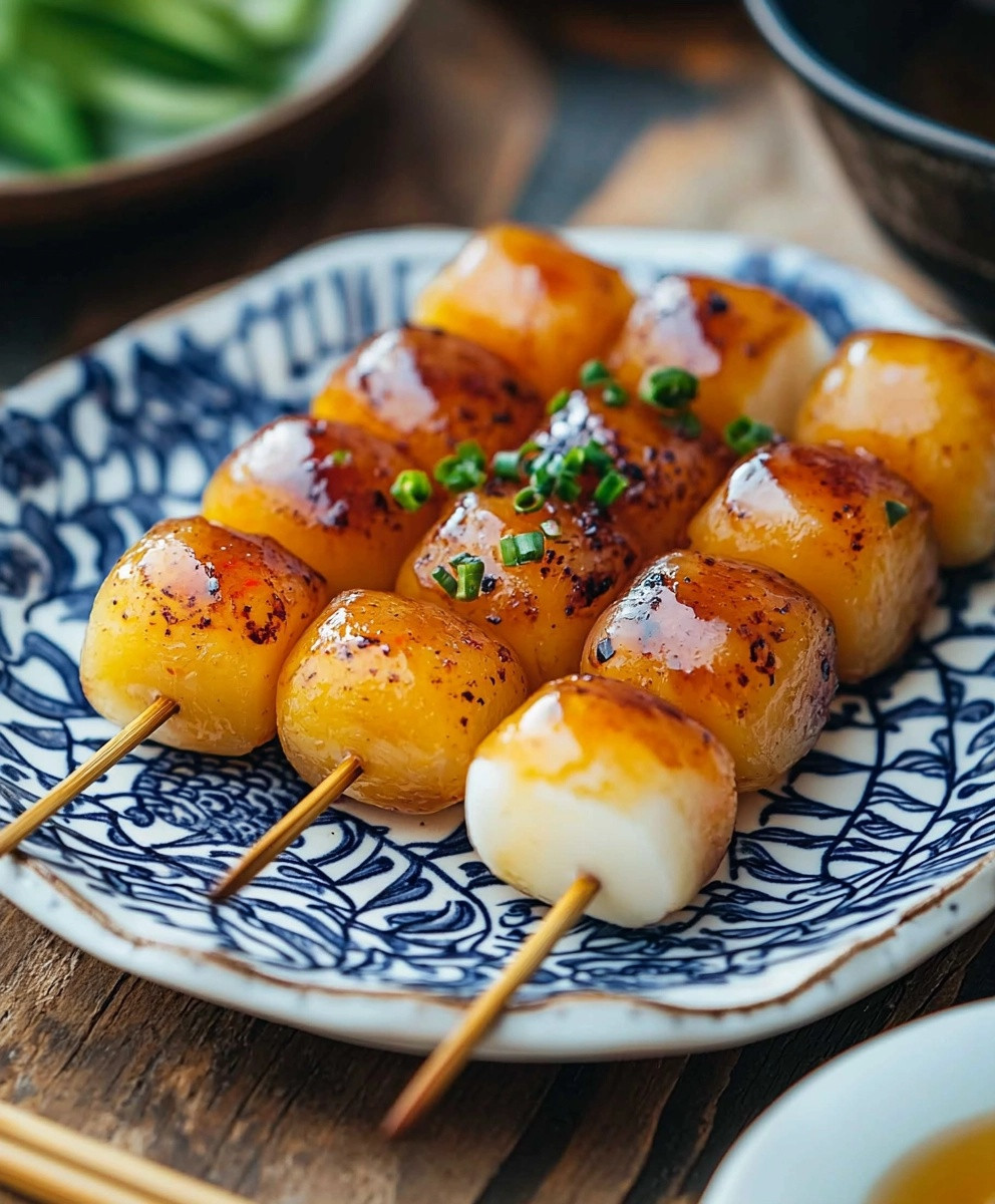 Mitarashi Dango Dessert