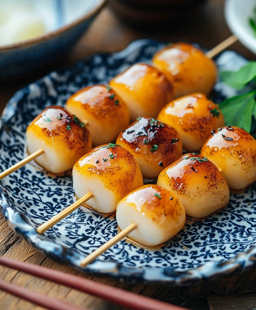 Mitarashi Dango Dessert