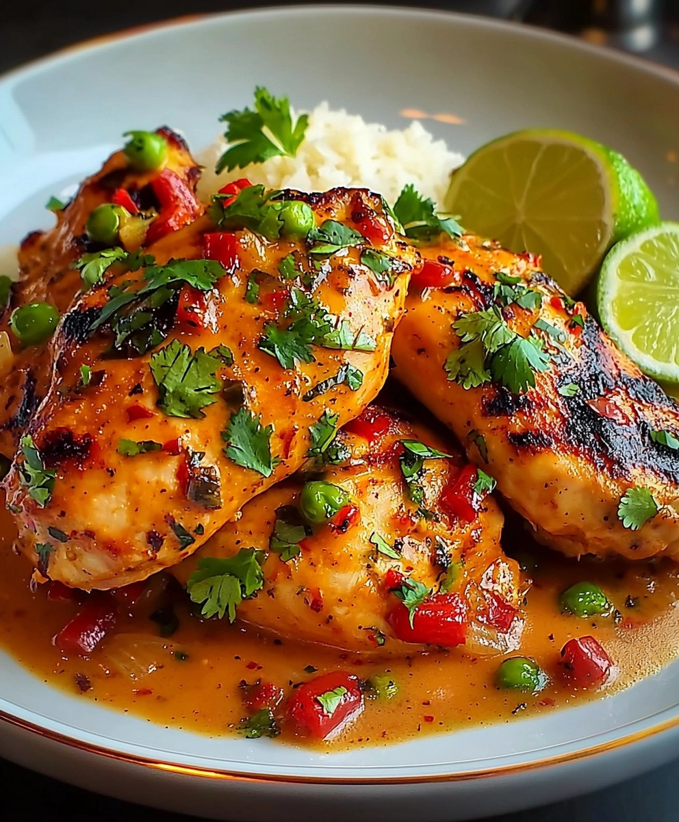 Spicy Brazilian Coconut Chicken