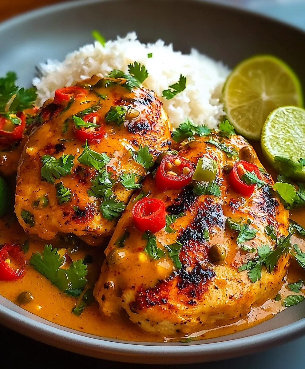 Spicy Brazilian Coconut Chicken