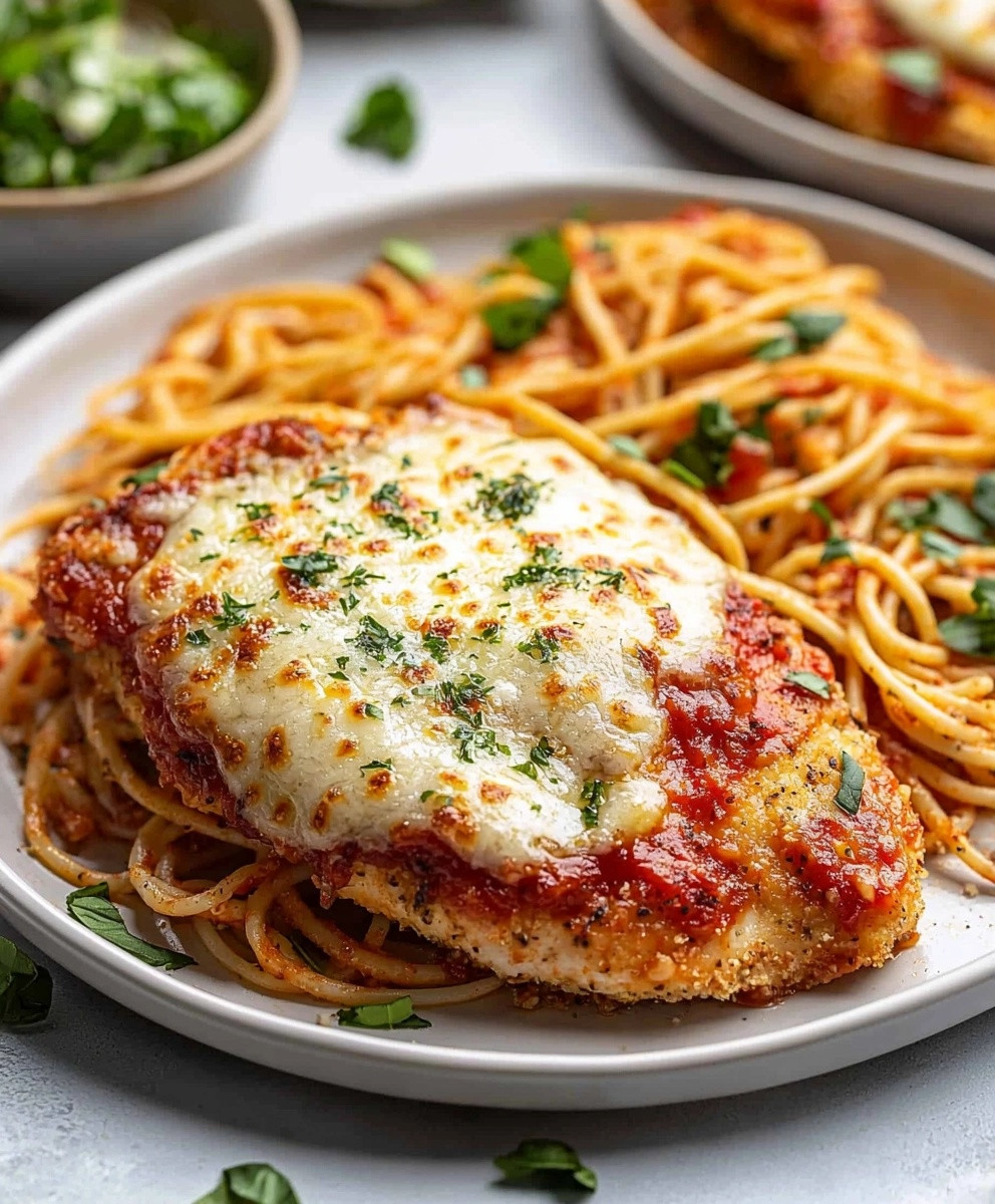 Healthy Baked Chicken Parmesan