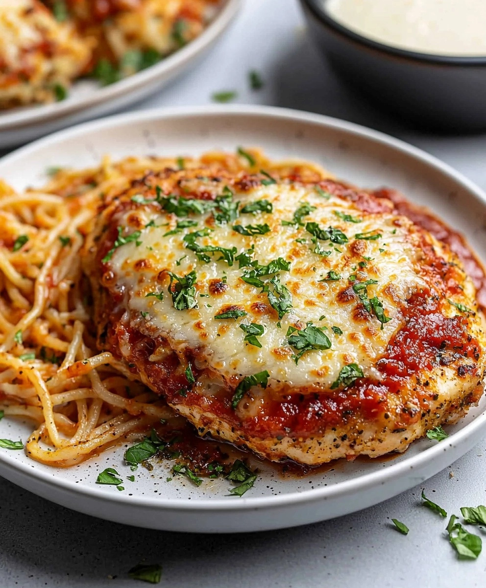 Healthy Baked Chicken Parmesan
