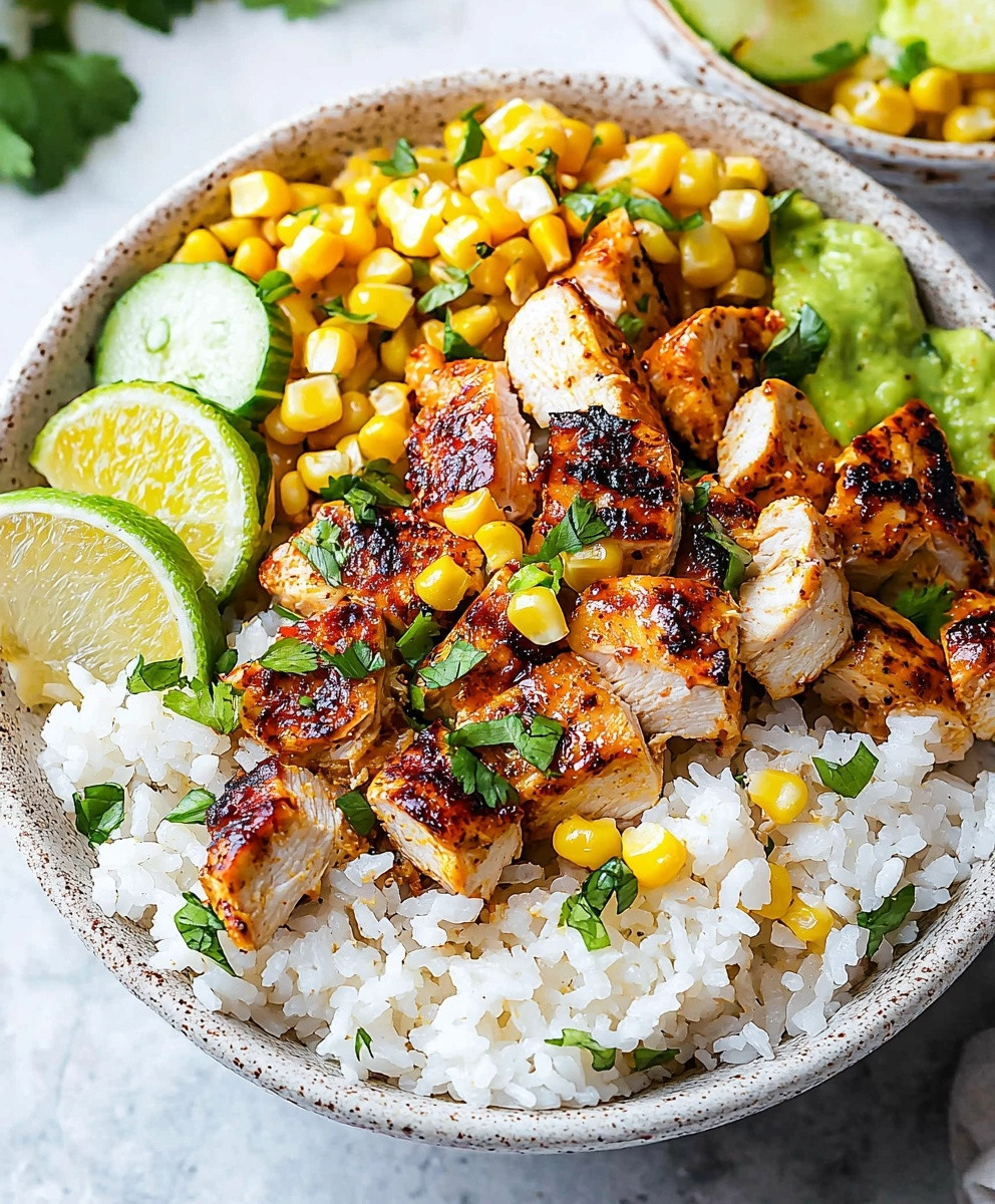Street Corn Chicken Bowl