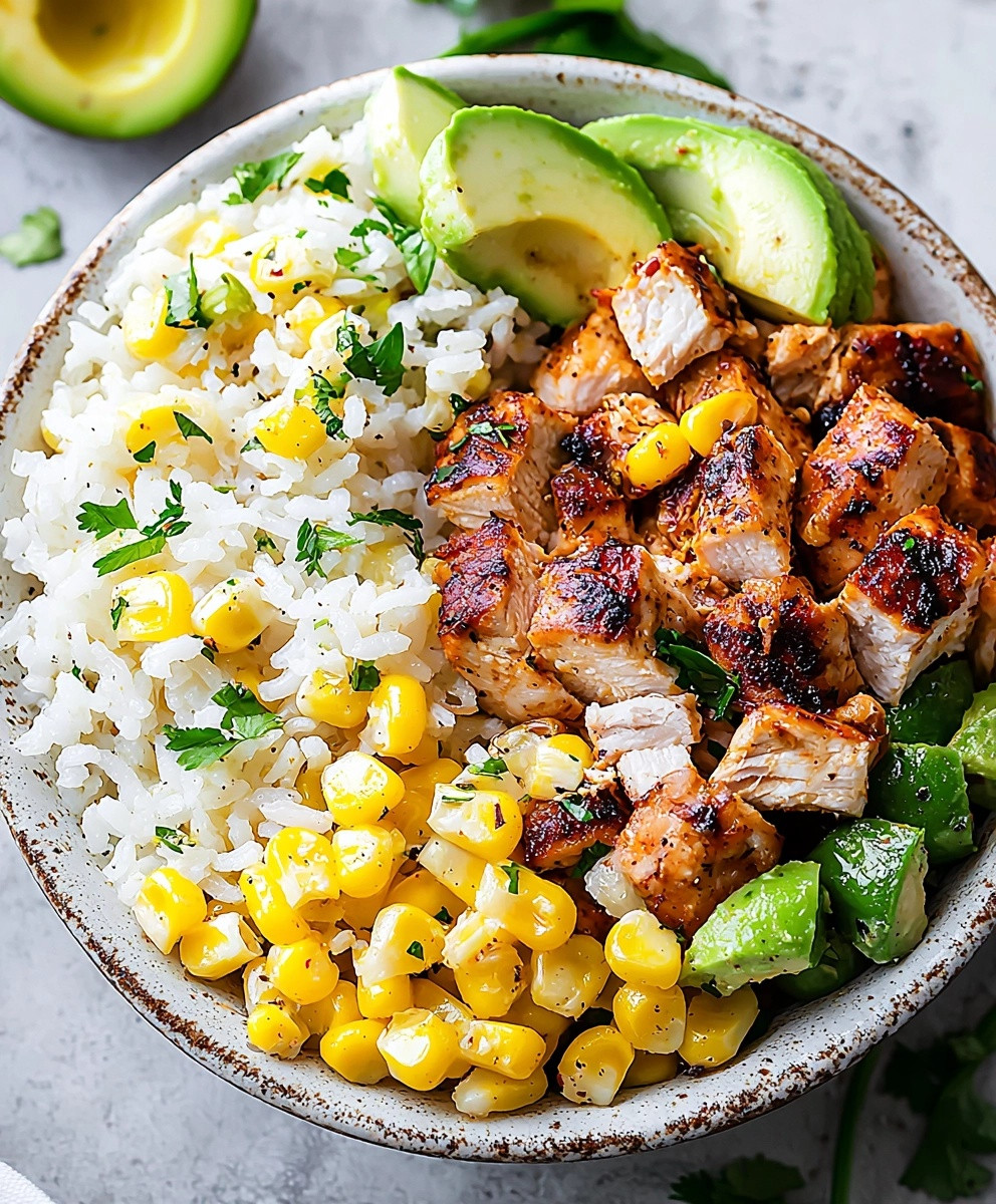 Street Corn Chicken Bowl