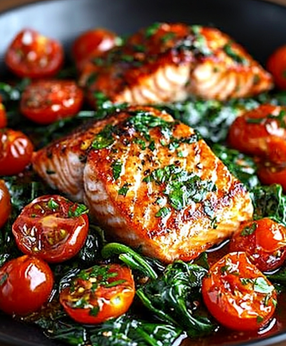 Tuscan Garlic Salmon