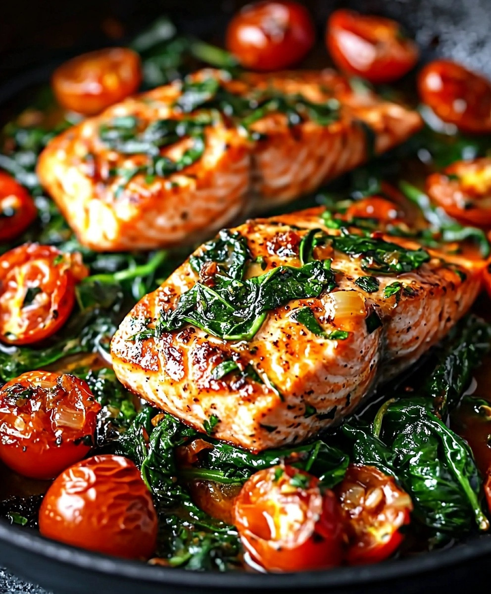 Tuscan Garlic Salmon
