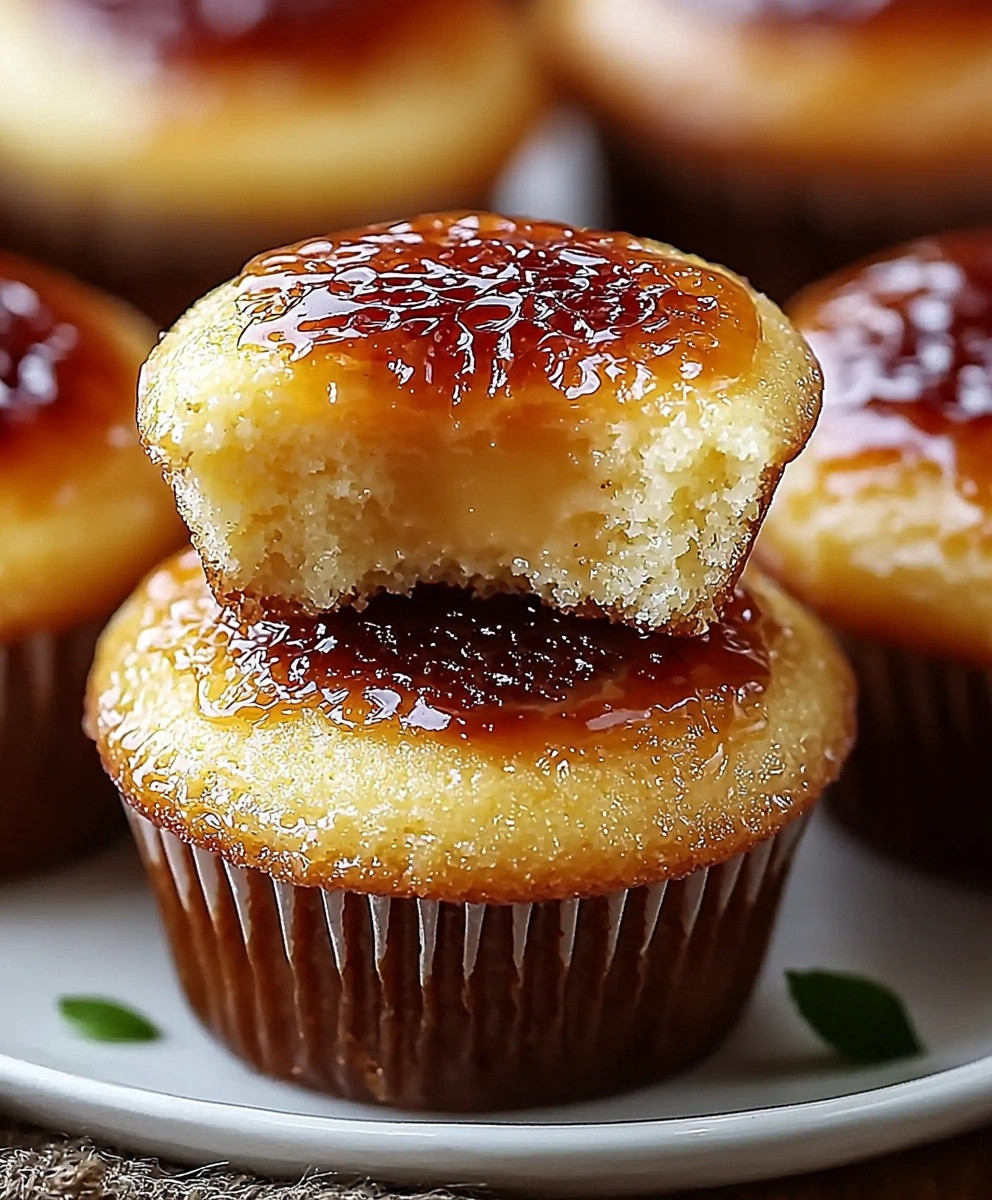 Crème Brûlée Cupcakes