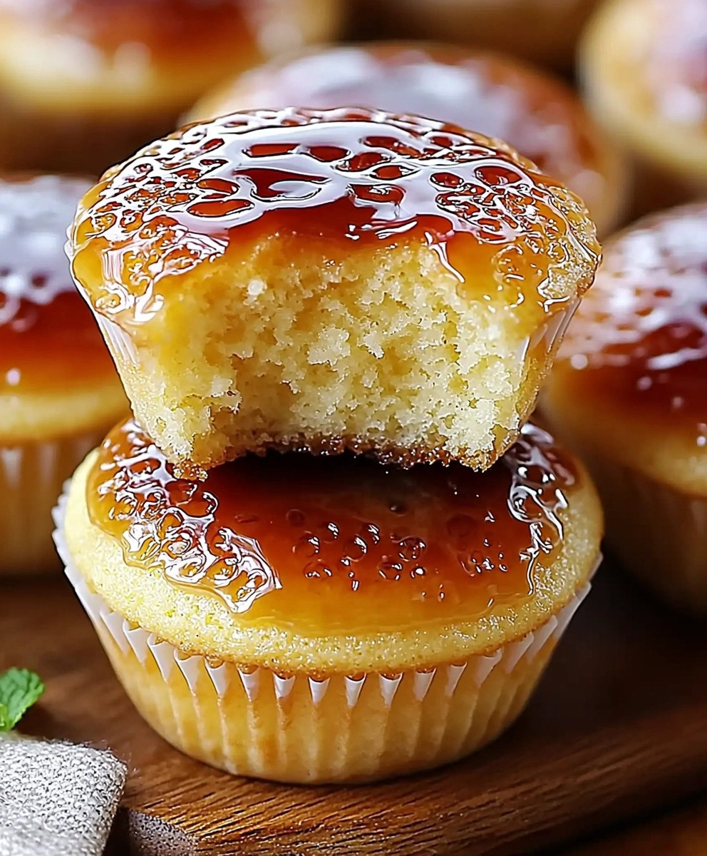 Crème Brûlée Cupcakes