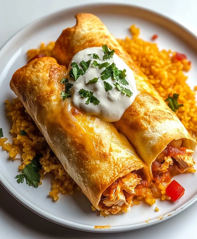 Best Chicken Chimichangas