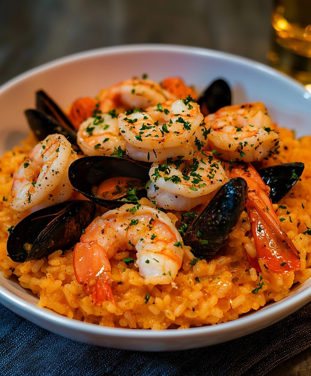 Seafood Risotto Southern Italy