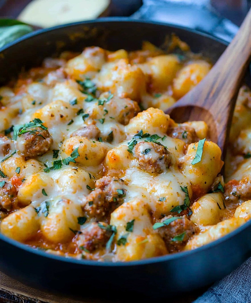 Creamy Sausage Gnocchi Dish