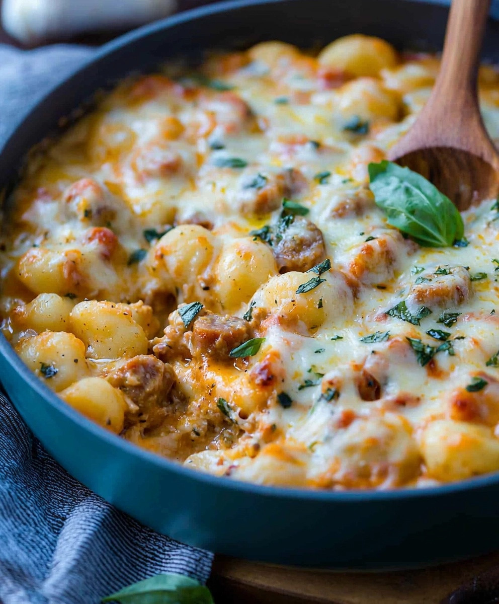 Creamy Sausage Gnocchi Dish