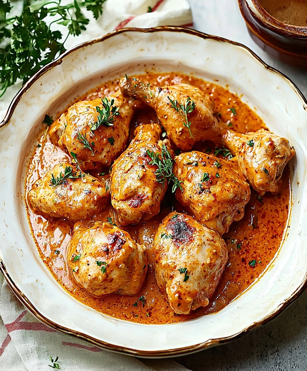 Chicken Paprikash Dish