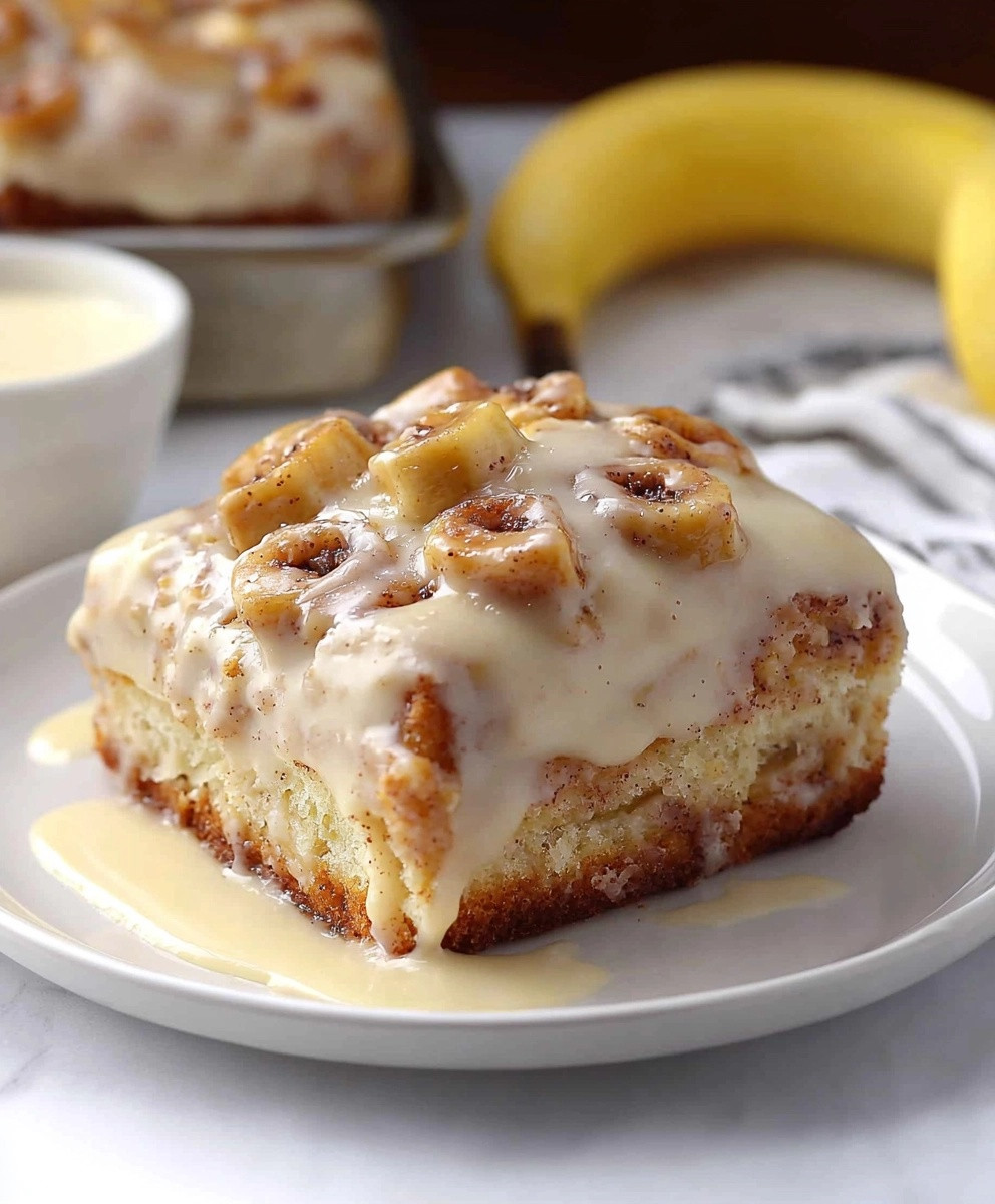 Banana Bread Cinnamon Rolls
