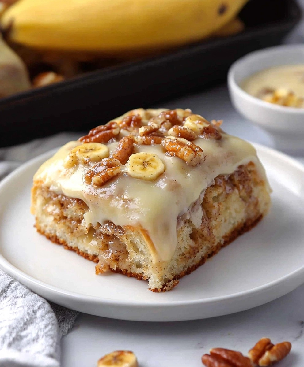 Banana Bread Cinnamon Rolls