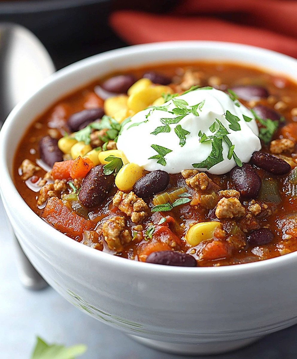 Slow Cooker Chili Dish