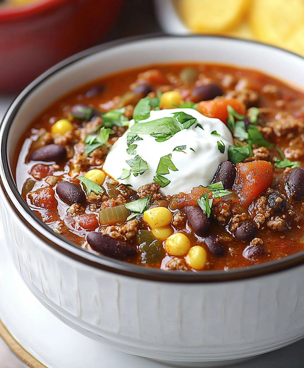 Slow Cooker Chili Dish