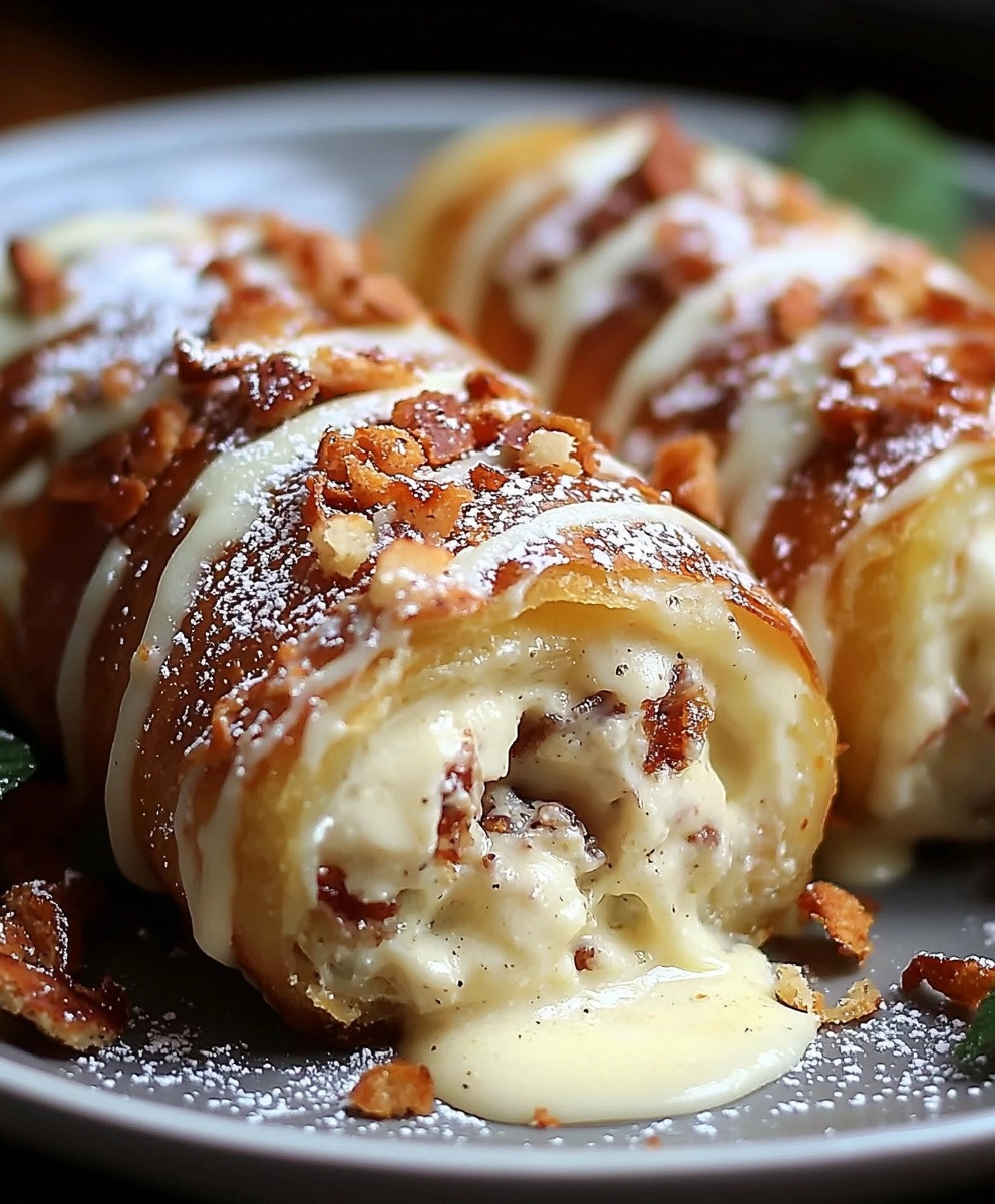 Italian Cream Stuffed Cannoncini