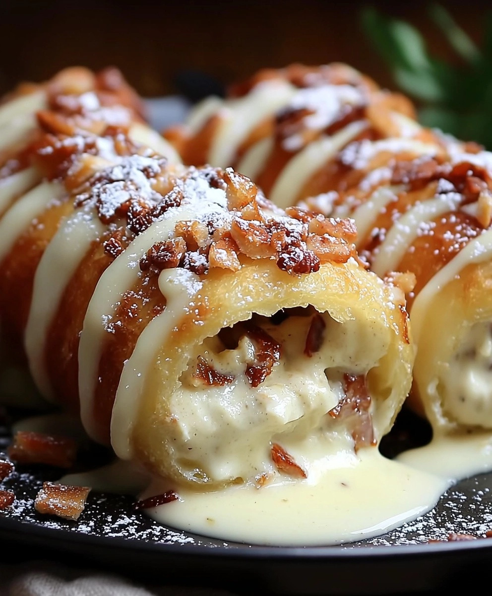 Italian Cream Stuffed Cannoncini