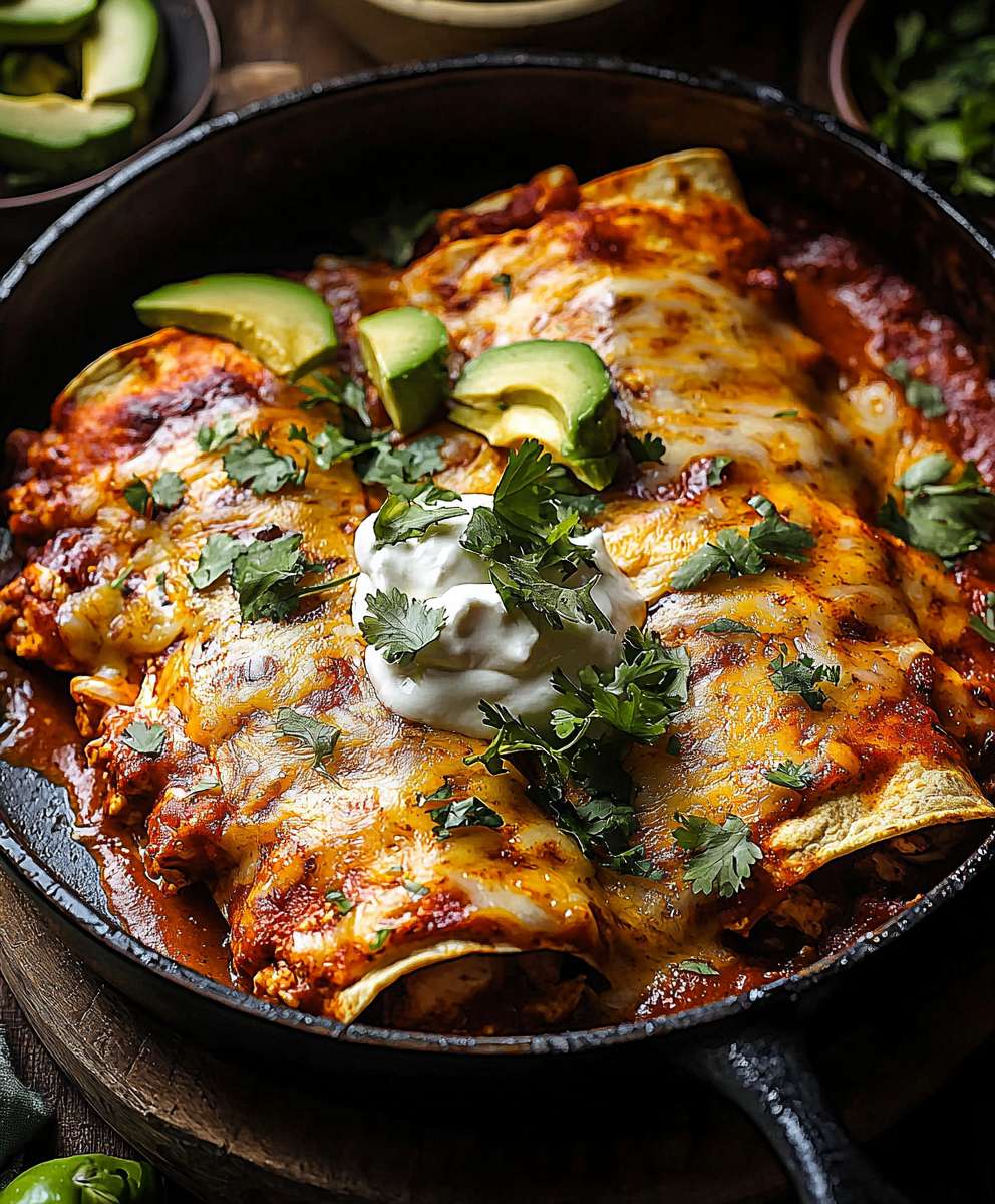 Chipotle Chicken Enchiladas