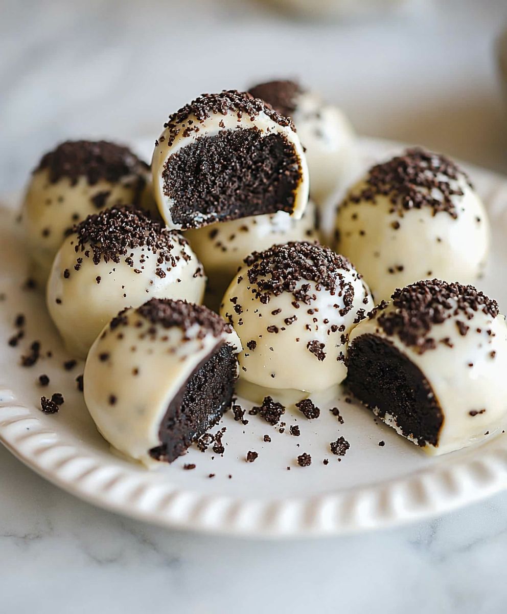 Oreo truffles dessert