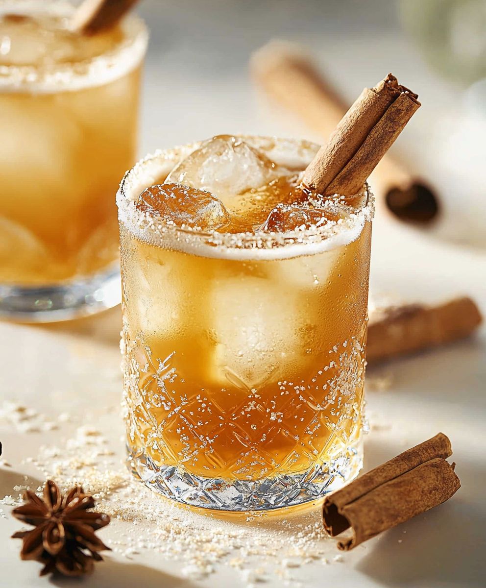 Gingerbread Fizz Mocktail