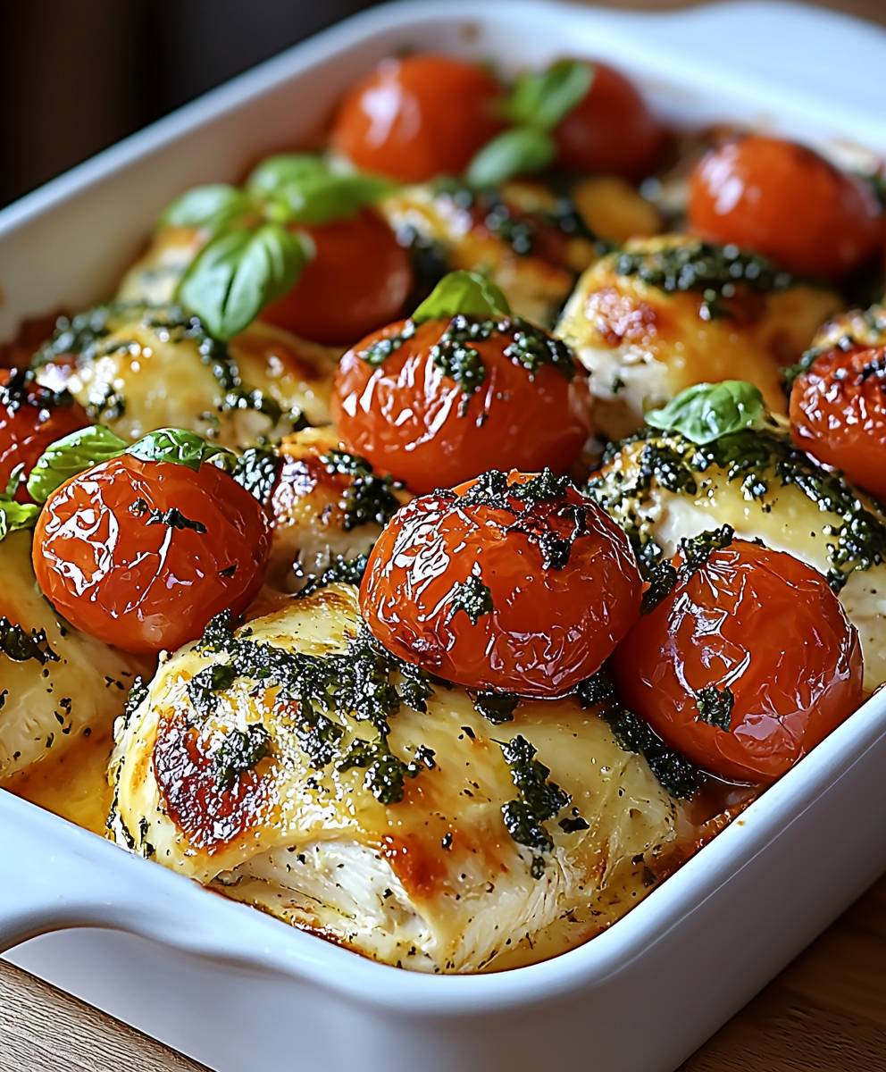 Caprese Chicken Casserole