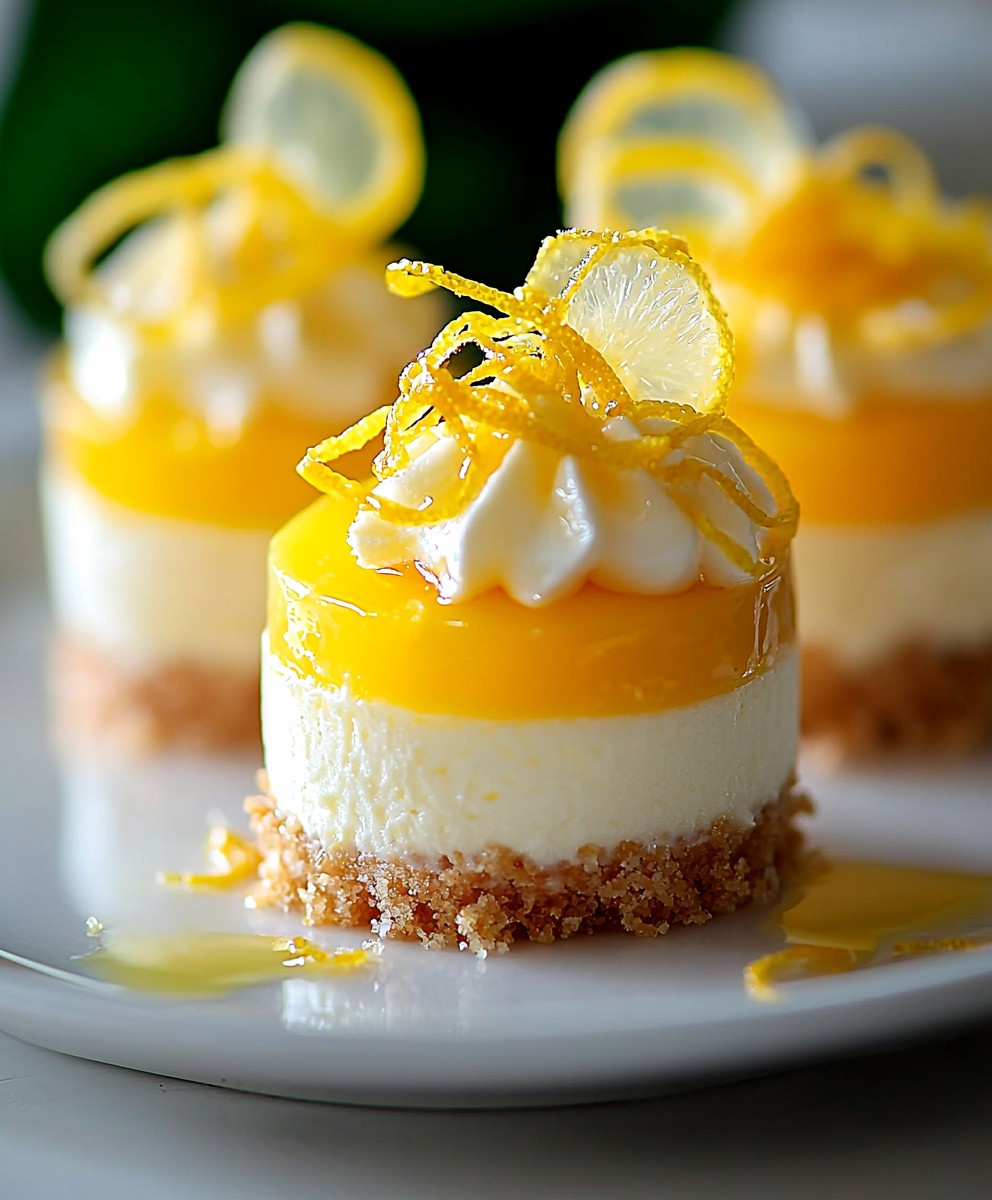 Lemon Cheesecakes