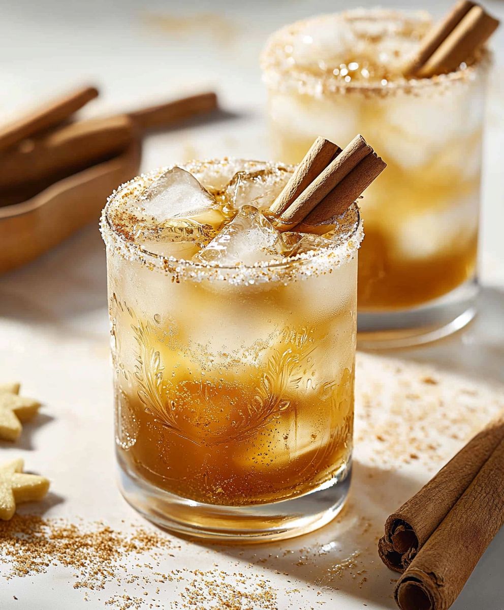 Gingerbread Fizz Mocktail