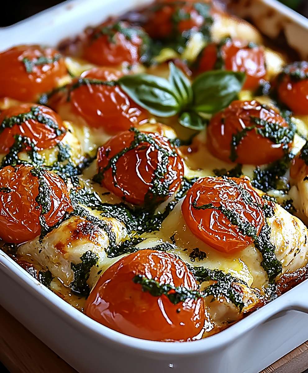 Caprese Chicken Casserole