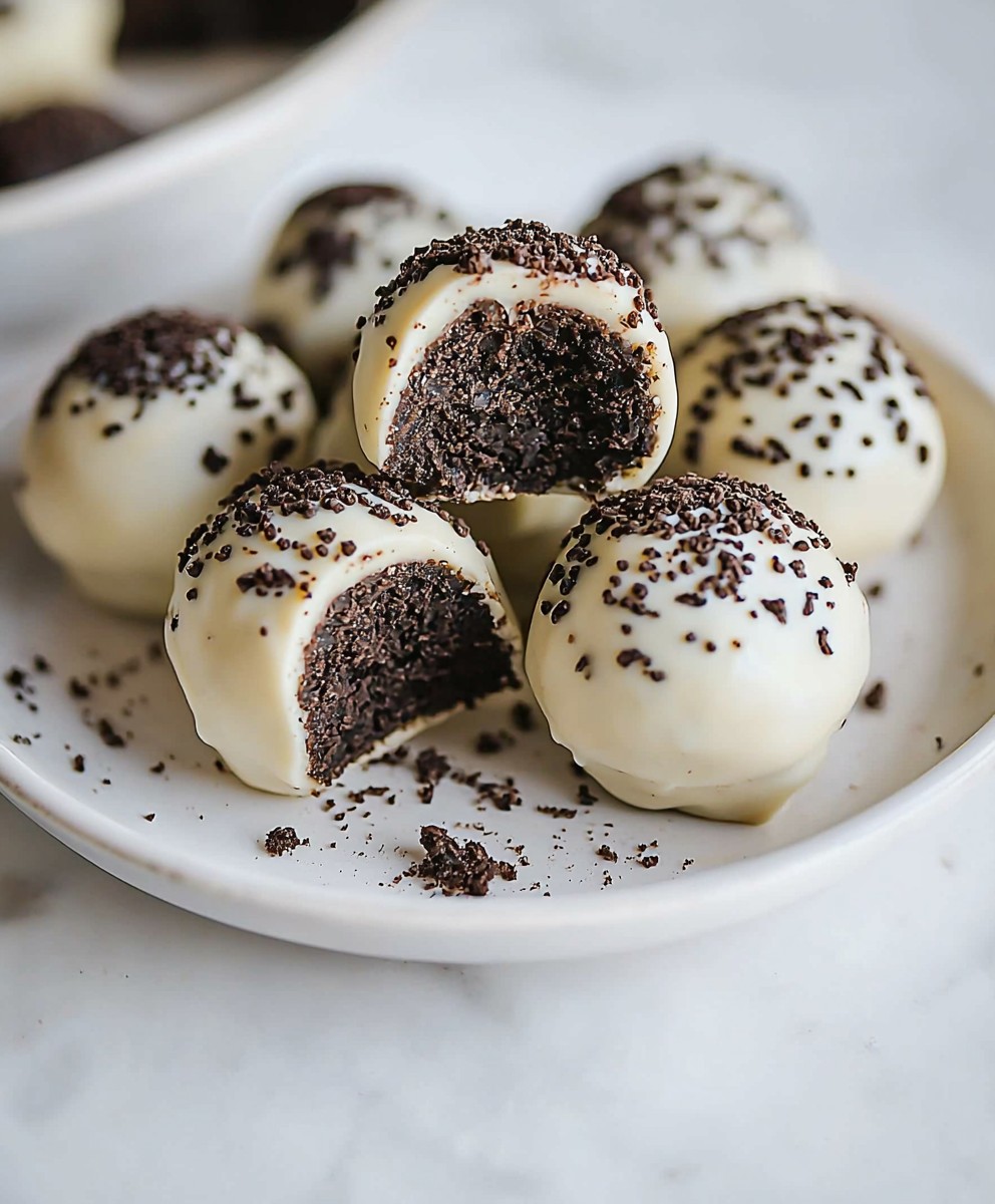 Oreo truffles dessert