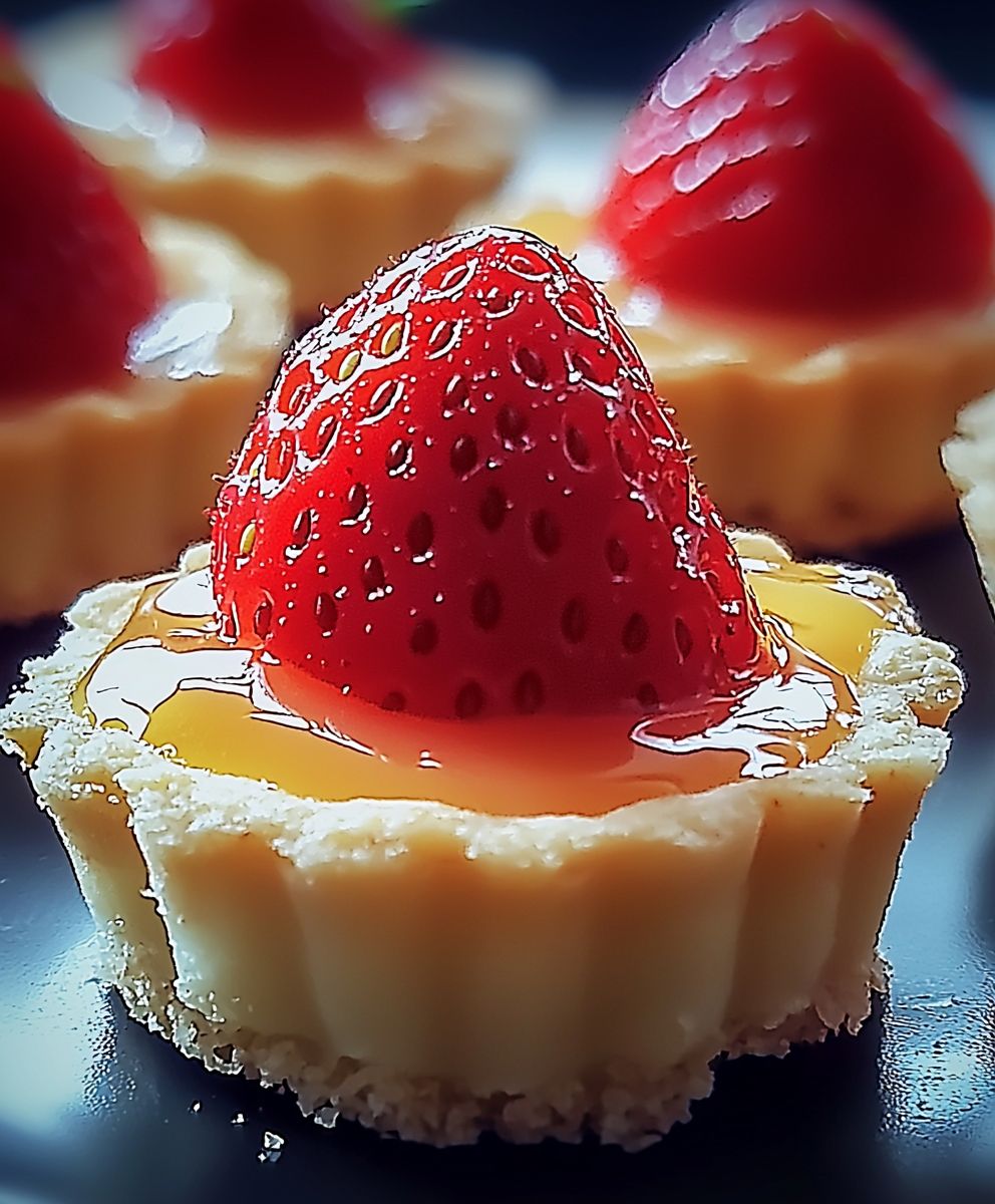 Strawberry tarts gourmet