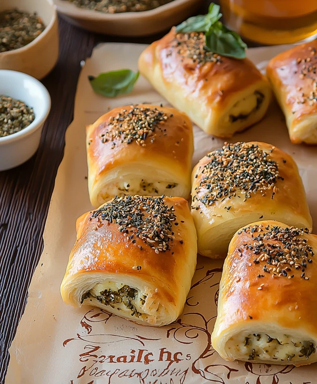 Zaatar Cheese Rolls