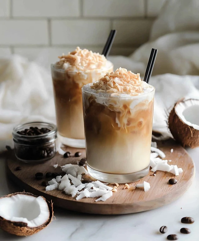 Vietnamese iced coffee coconut