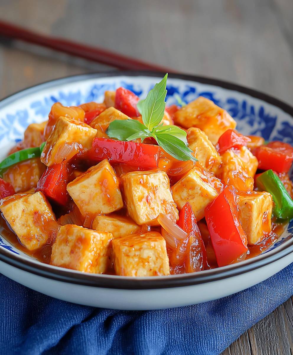 Sweet and Sour Tofu Dish