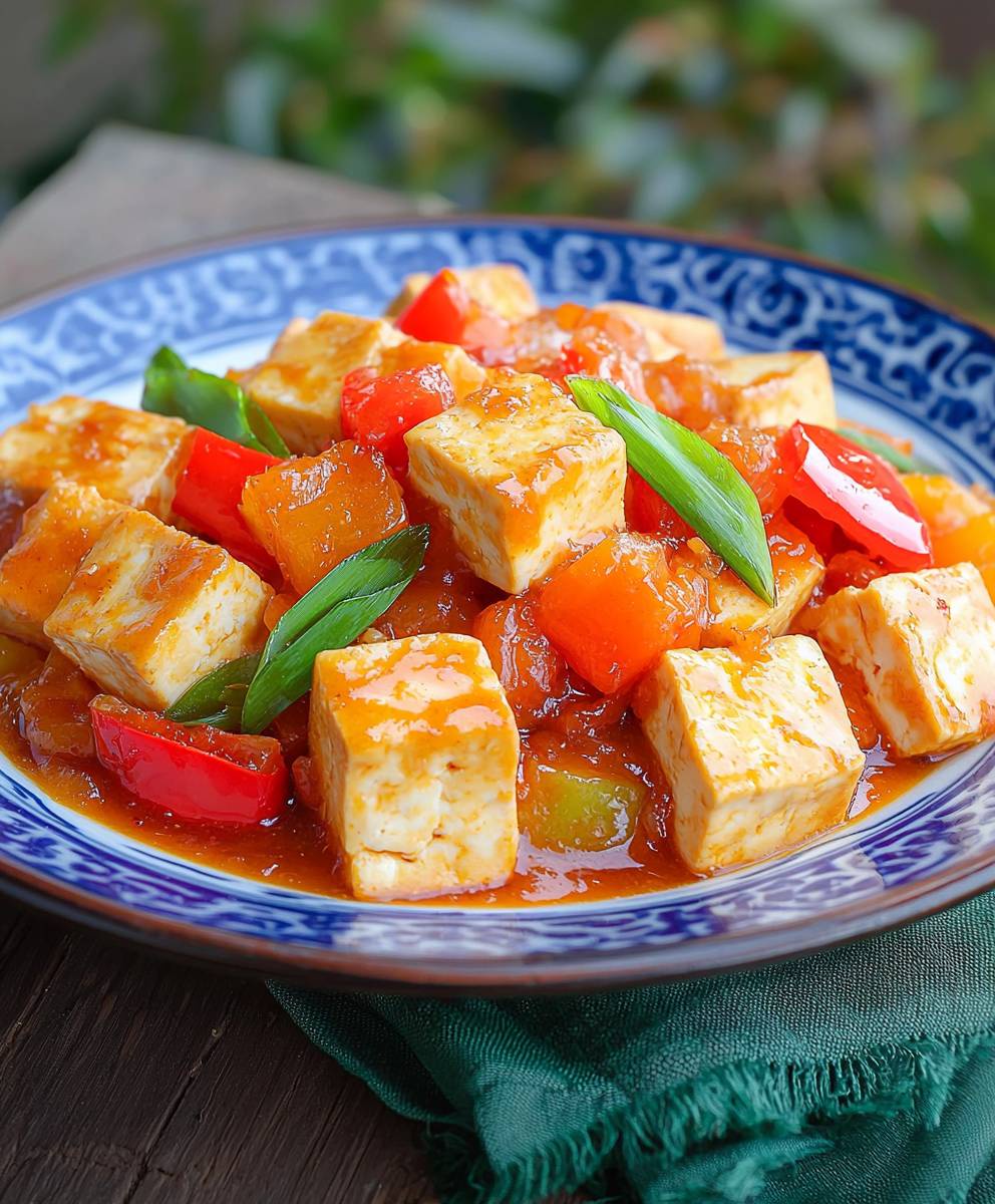 Sweet and Sour Tofu Dish