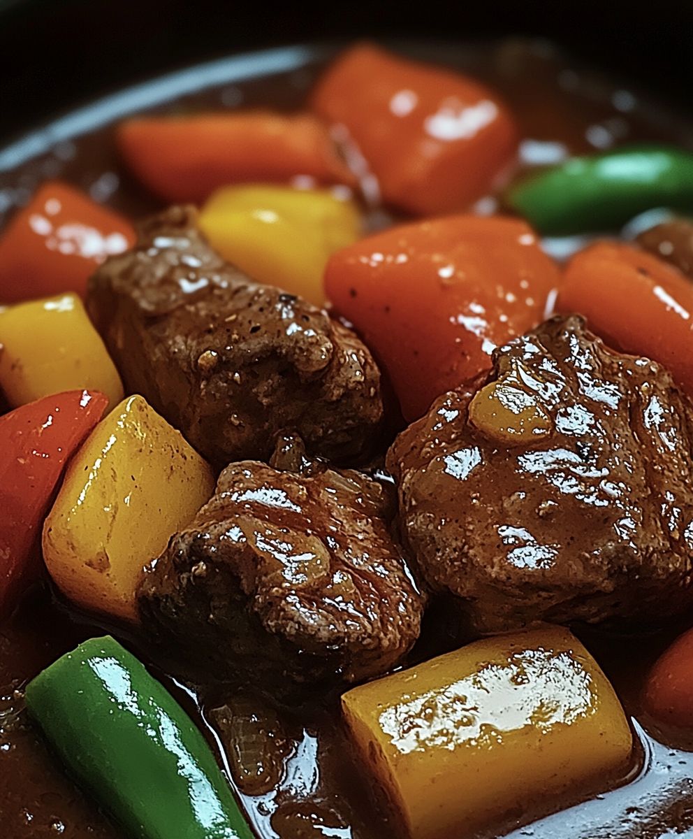Crock Pot Pepper Steak