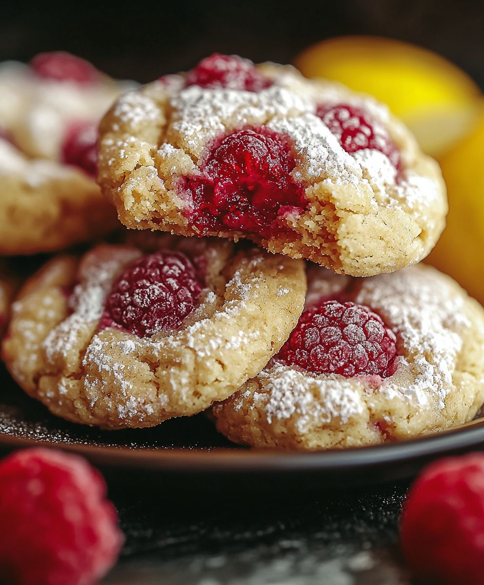 Lemon Raspberry Cookies
