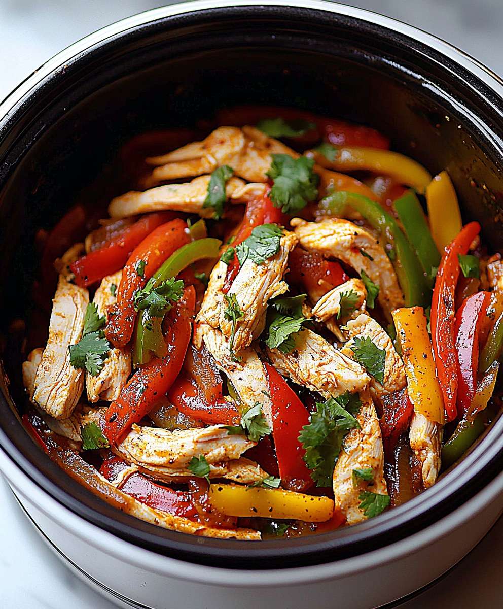 Chicken Fajitas Slow Cooker