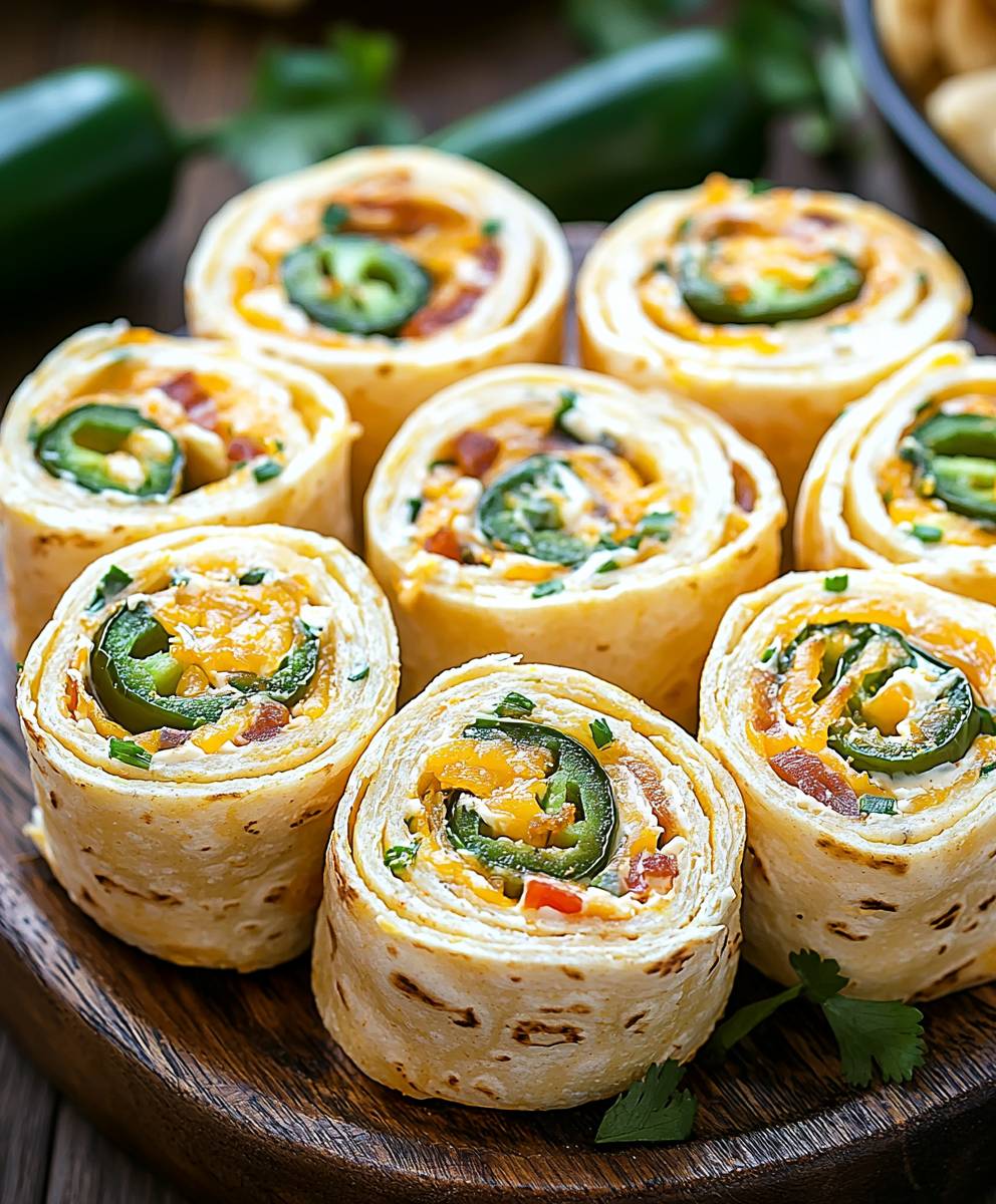 Jalapeno Popper Pinwheels